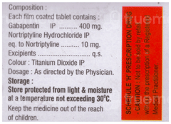 Nuromark Nt 400/10 Mg Tablet 10